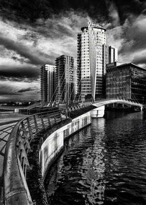 Salford Quays, Greater Manchester. March