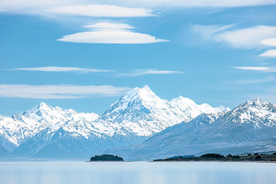 Mount Cook from Lake Pukaki, Canterbury NZ. 09 November