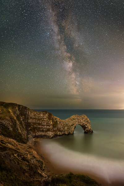 Milky Way above Durdle Door